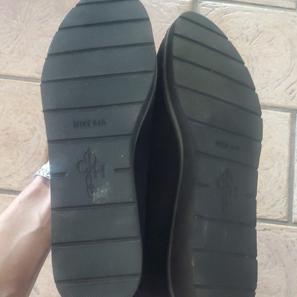 cole haan nike air black boots